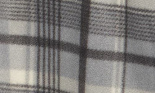 Union Cascade Buffalo Plaid Microfleece Button-up Shirt In Tin