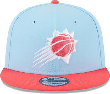 New Era Men's New Era Powder Blue/Red Phoenix Suns 2-Tone Color Pack 9FIFTY Snapback  Hat