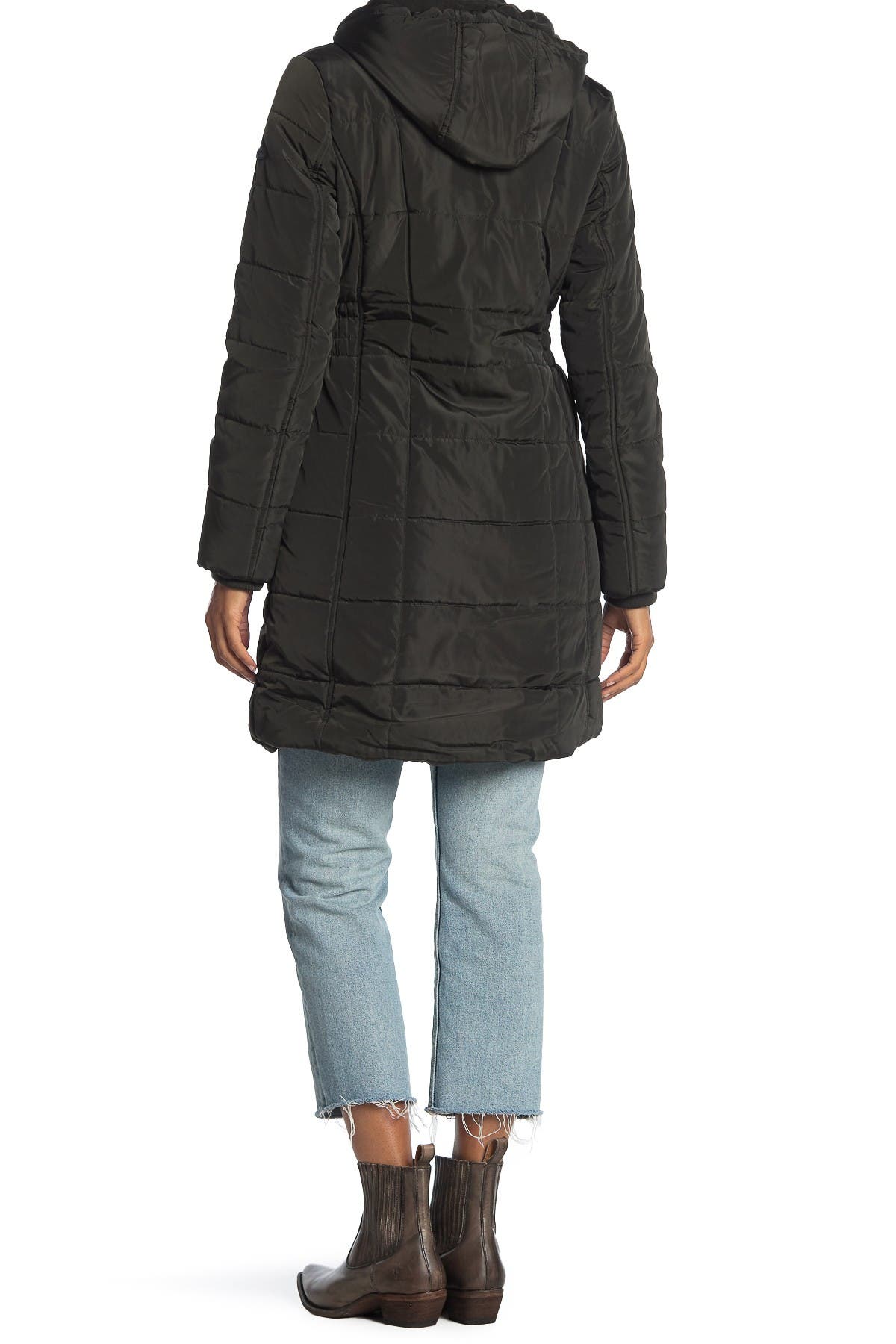 lucky brand missy hooded puffer jacket