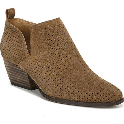Franco Sarto Dingo Perforated Bootie, Brown