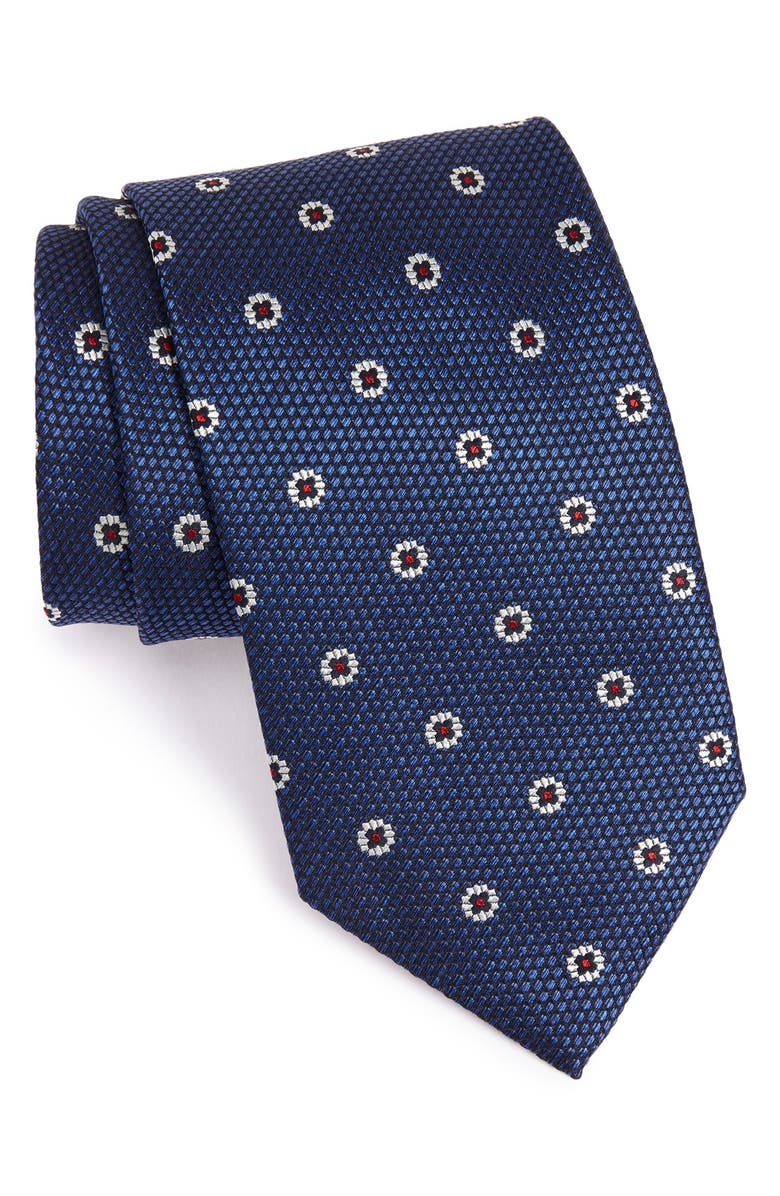 Ermenegildo Zegna 'Neat' Woven Silk Tie (X-Long) | Nordstrom