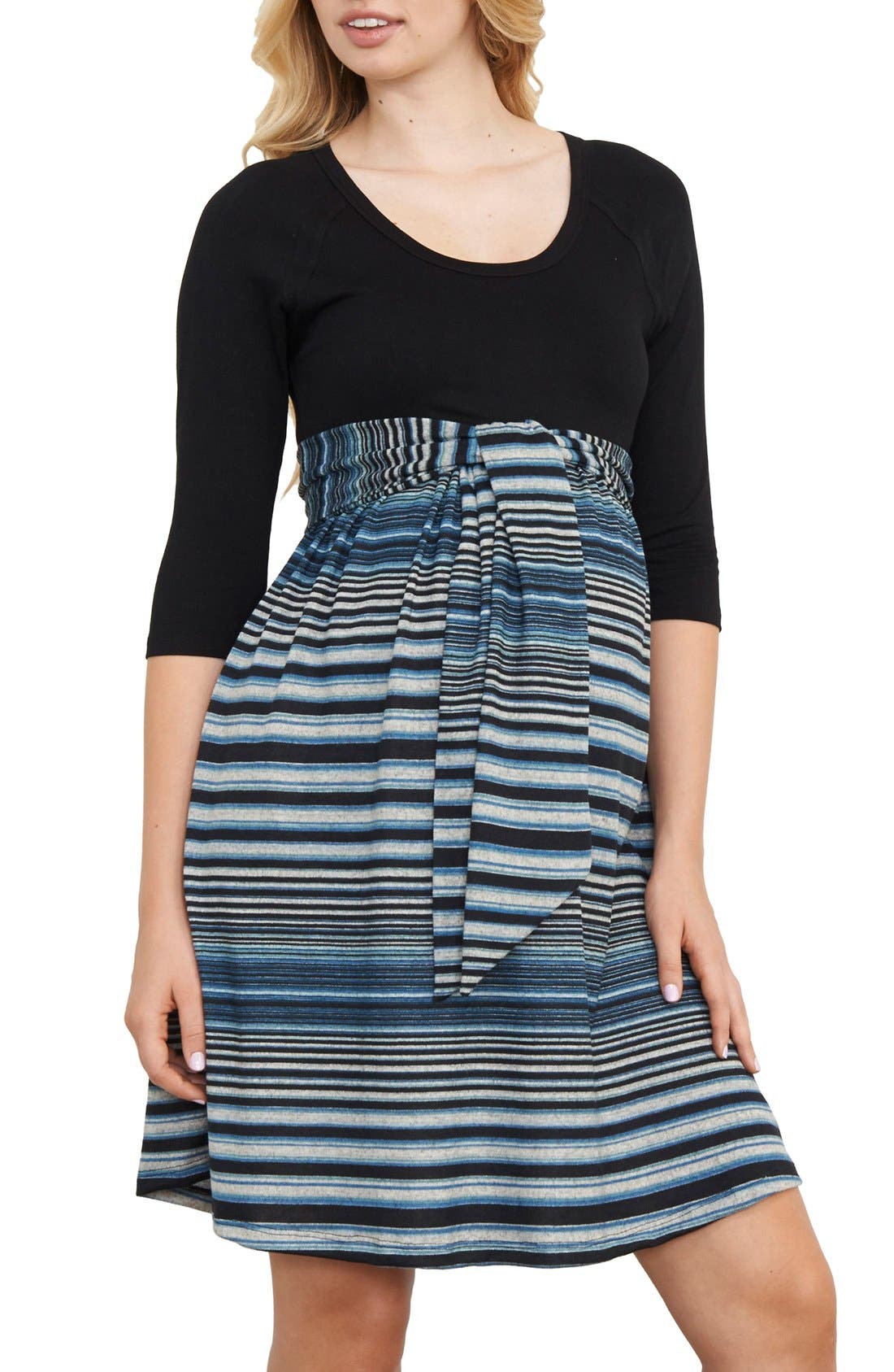 Maternal America Scoop Neck Maternity Dress