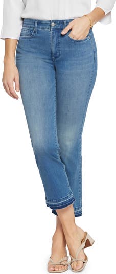 As Is NYDJ Marilyn Straight Uplift Jeans in Cool Embrace- Rinse 