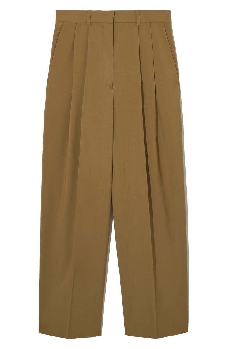 COS Double Pleat Wool Trousers | Nordstrom