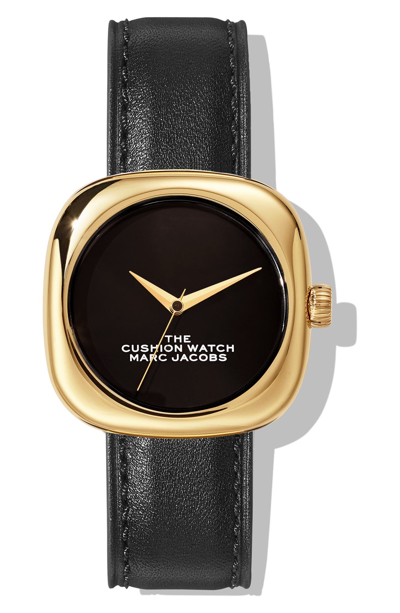 marc jacobs leather strap watch