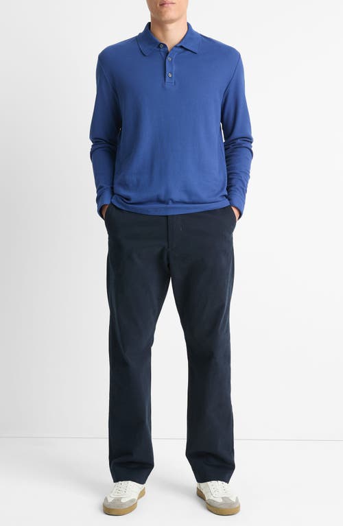 Vince Men's Pima Pique Polo Shirt In Regal Blue
