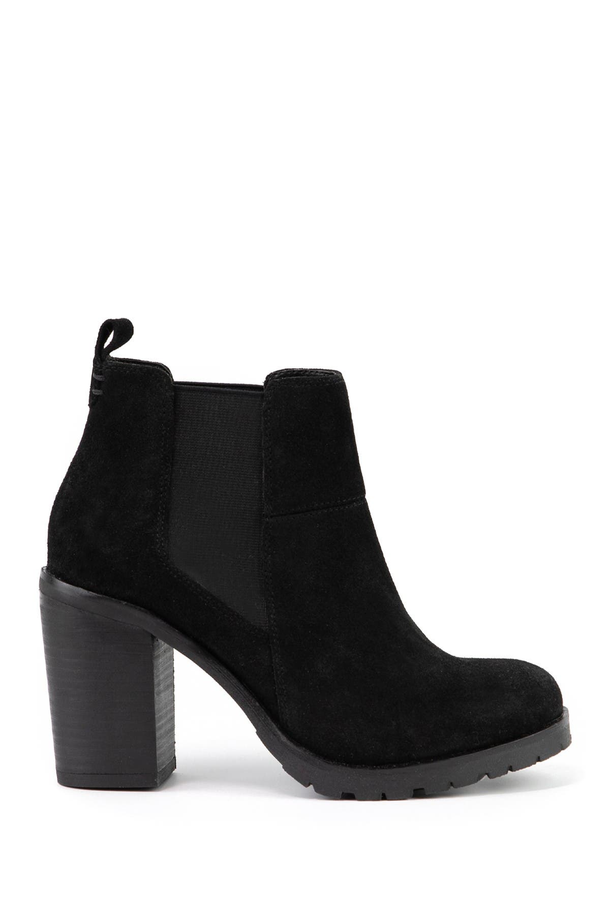 suede platform chelsea boots