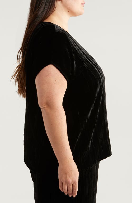 EILEEN FISHER EILEEN FISHER CRUSHED VELVET TOP 