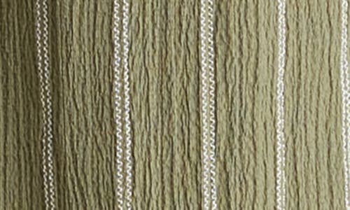 Shop Ruby & Wren Stripe Drawstring Pants In Lichen/white