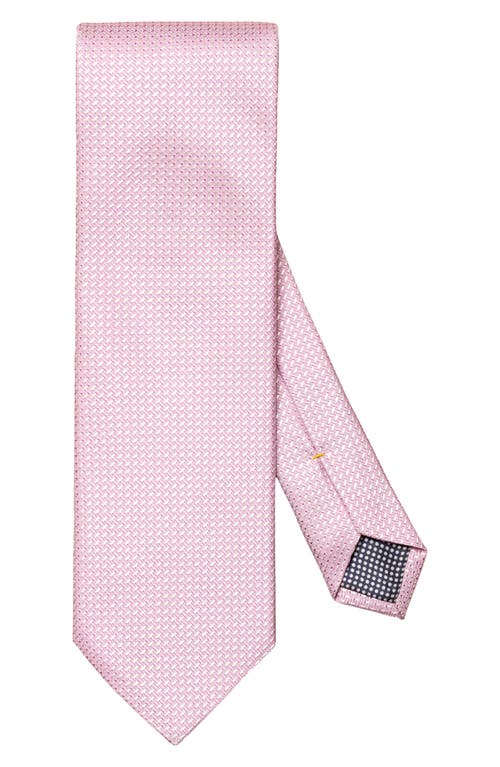 Semisolid Silk Tie in Medium Pink