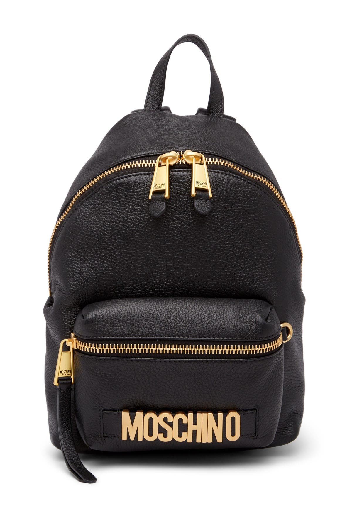 MOSCHINO | Leather Logo Backpack 