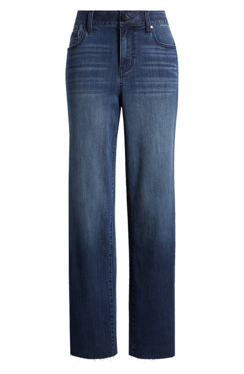 Shop 1822 Denim Magic Waistband High Waist Straight Leg Jeans In Grayden