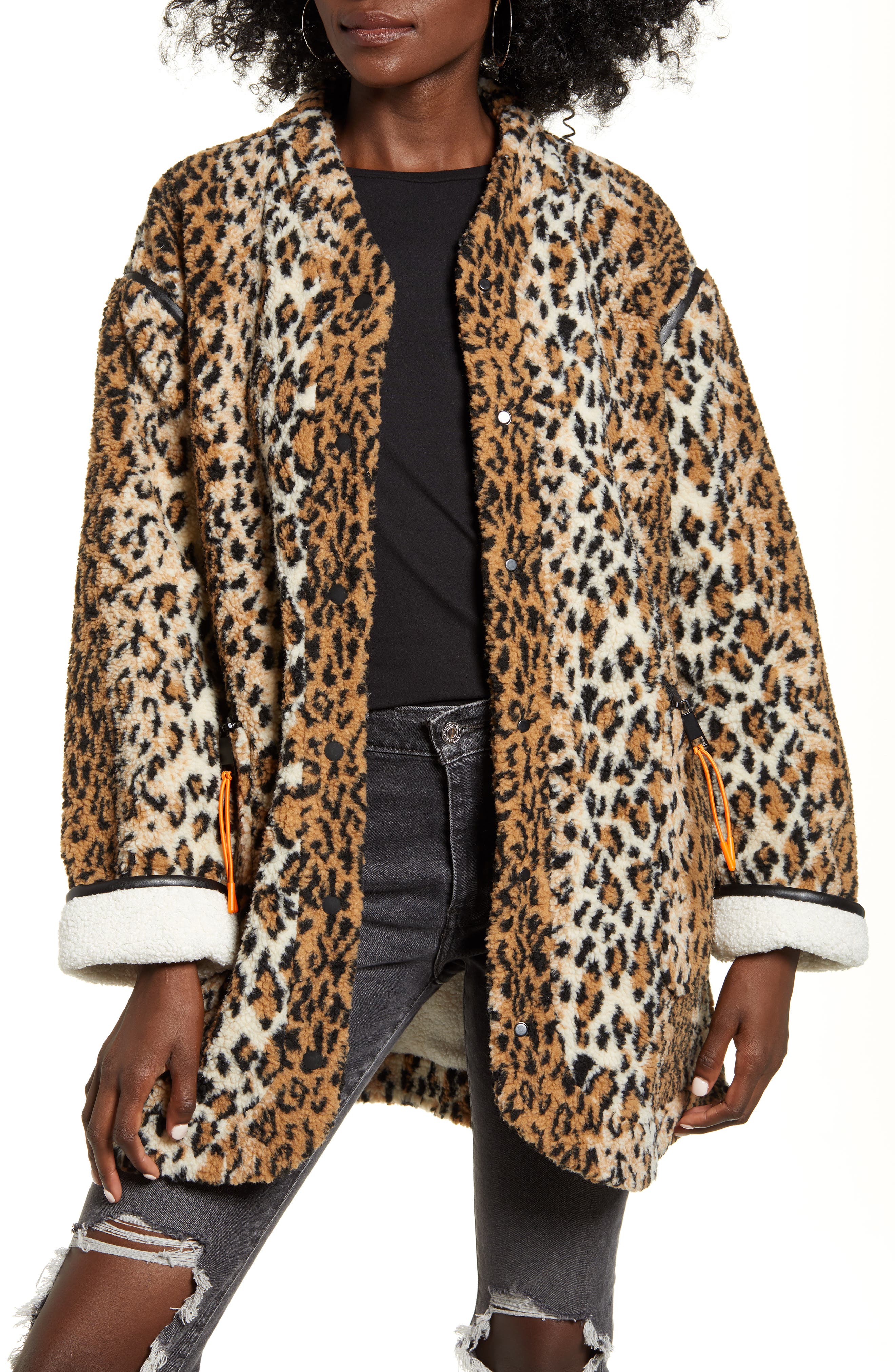 blanknyc leopard jacket