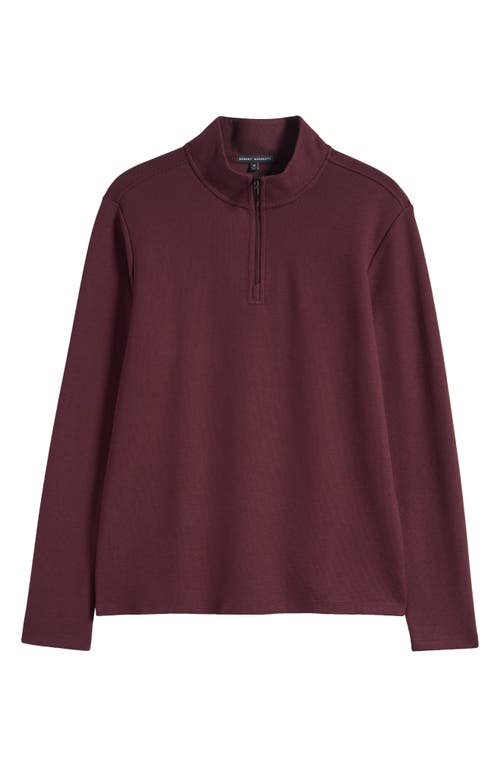 Robert Barakett Karuna Half Zip Pullover In Bordeaux