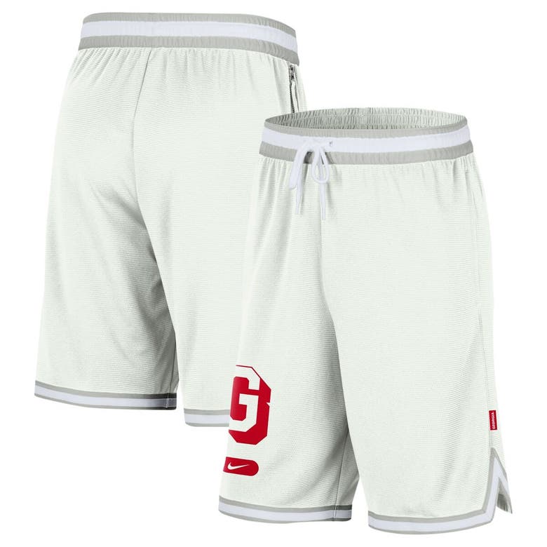 Shop Nike Cream Georgia Bulldogs Dna 3.0 Performance Shorts In White