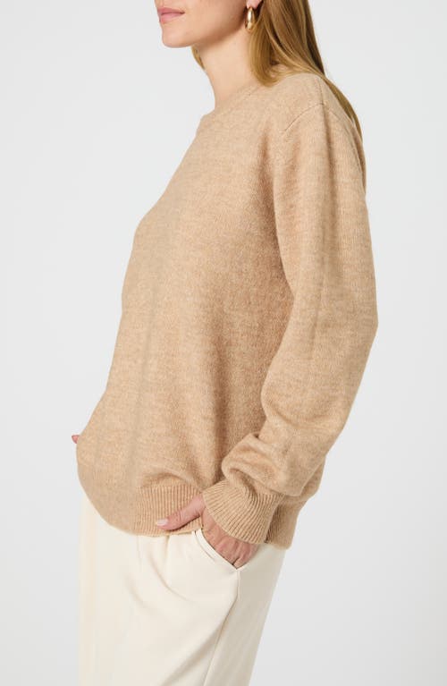 Shop French Connection Kesia Crewneck Sweater In Camel