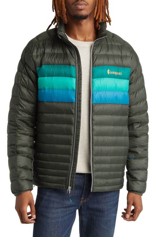 Fuego Water Resistant 800 Fill Power Down Jacket in Woods