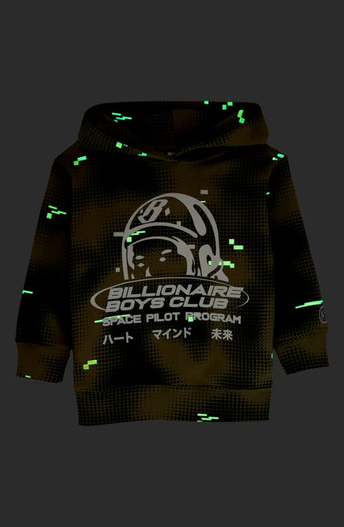 Shop Billionaire Boys Club Kids' Space Program Glow In Twill/green