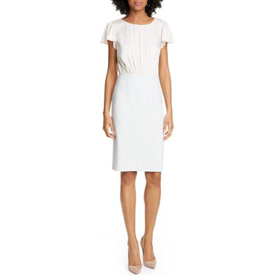 Tailored By Rebecca Taylor Mock Two-Piece Dress