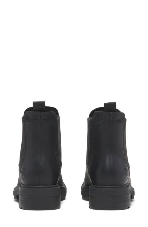 Timberland Brimfield Chelsea Boot In Black Full Grain