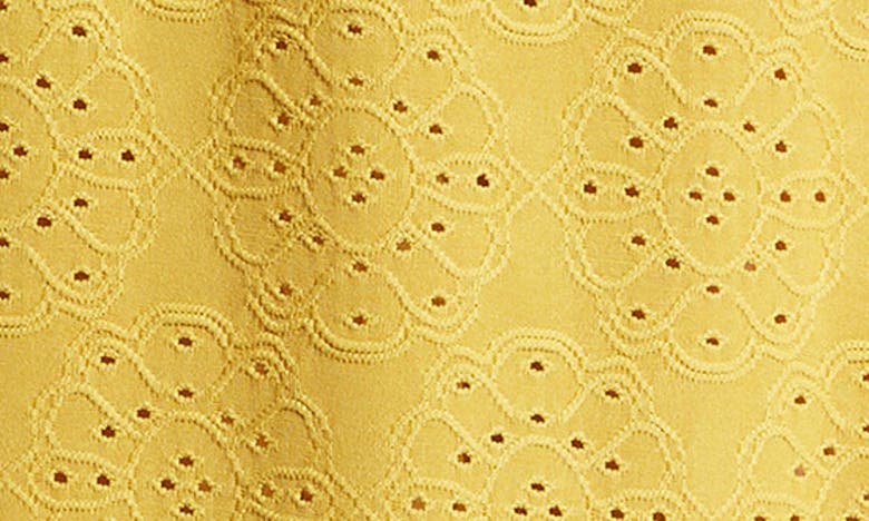SOMETHING NEW SOMETHING NEW ANNE EYELET MINIDRESS