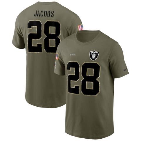 Josh Jacobs Las Vegas Raiders Nike 2022 Salute To Service Name