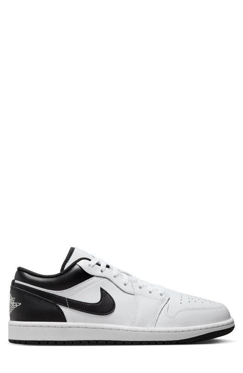 Shop Jordan Air  1 Low Sneaker In White/black/white