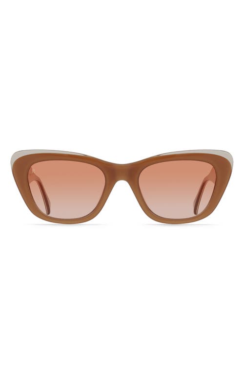 Raen Kimma 52mm Polarized Cat Eye Sunglasses In Henna/poppy