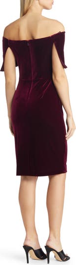 Nordstrom vince hotsell camuto velvet dress