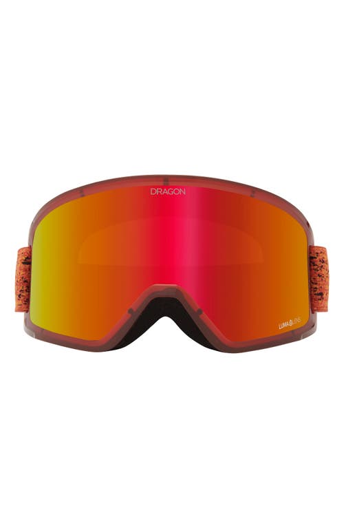 DRAGON DX3 OTG Snow Goggles with Ion Lenses in Light Fire/Red Ion