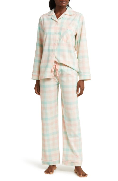 Papinelle Check Cotton Pajamas English Rose at Nordstrom,