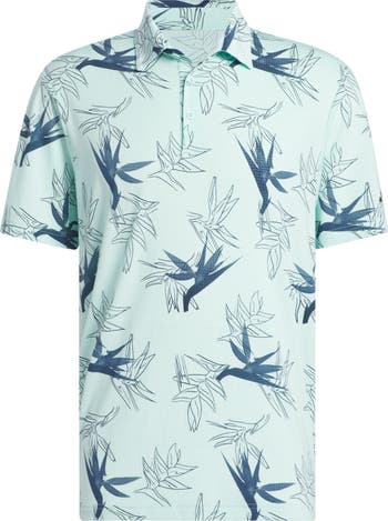 adidas Golf Oasis Polo Golf Mesh | Floral Nordstrom