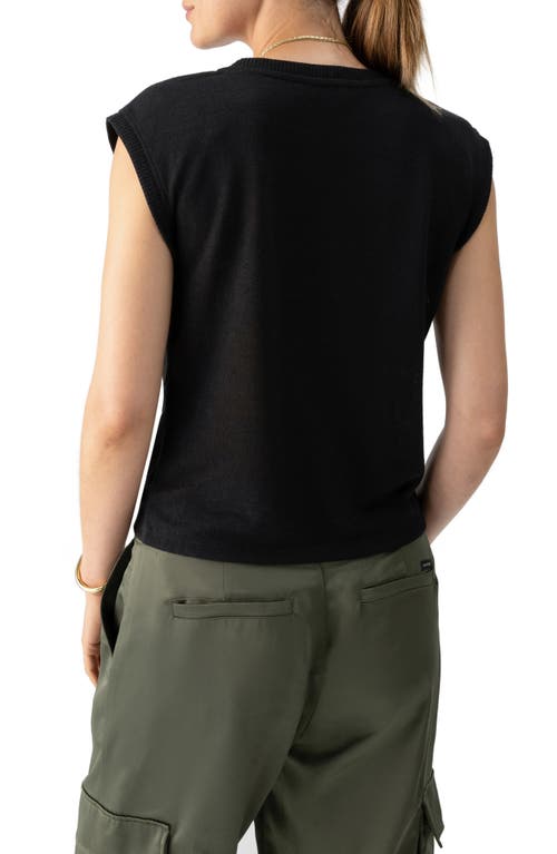 Shop Sanctuary Knot Your Ordinary Top In Black