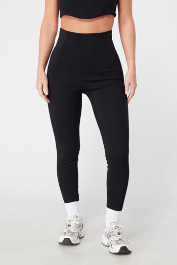 RecycledSeamlessRibHighWaistLegging