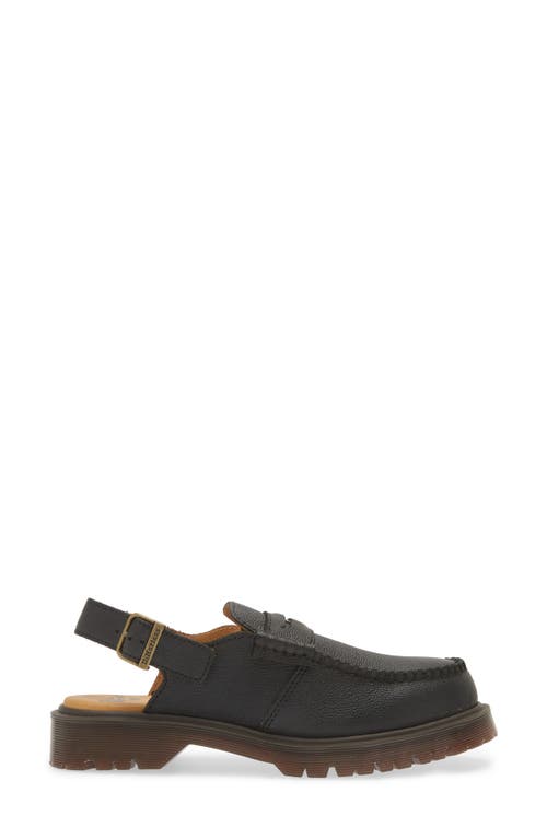 Dr. Martens' Penton Slingback Penny Loafer In Black Westminster