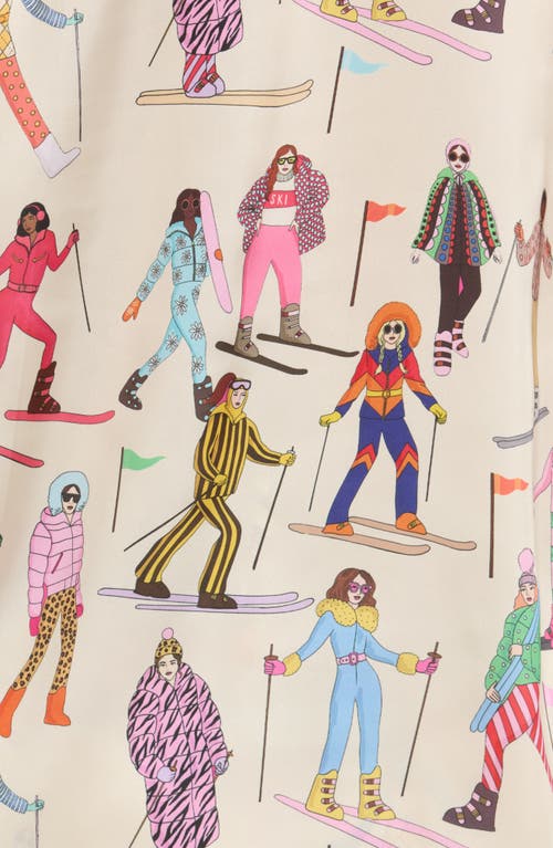 KAREN MABON KAREN MABON SKIIERS SATIN PAJAMAS 