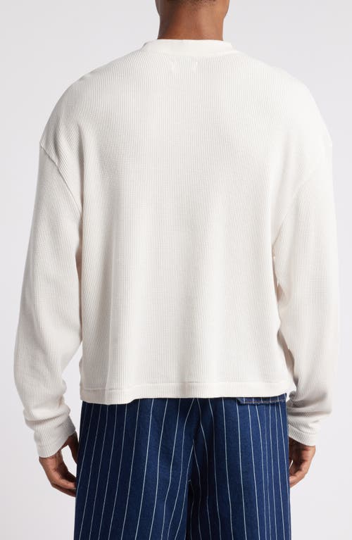 Shop Elwood Outlander Thermal Long Sleeve T-shirt In Ivory