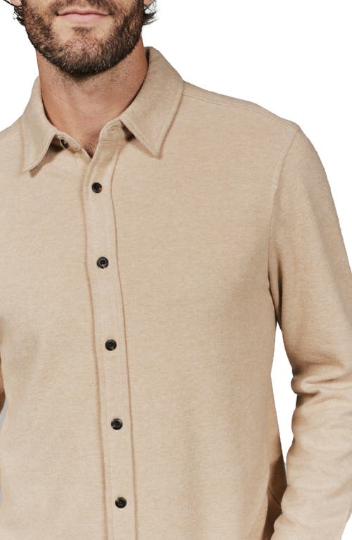 Shop 7 Diamonds Generation Brushed Overshirt In Tan