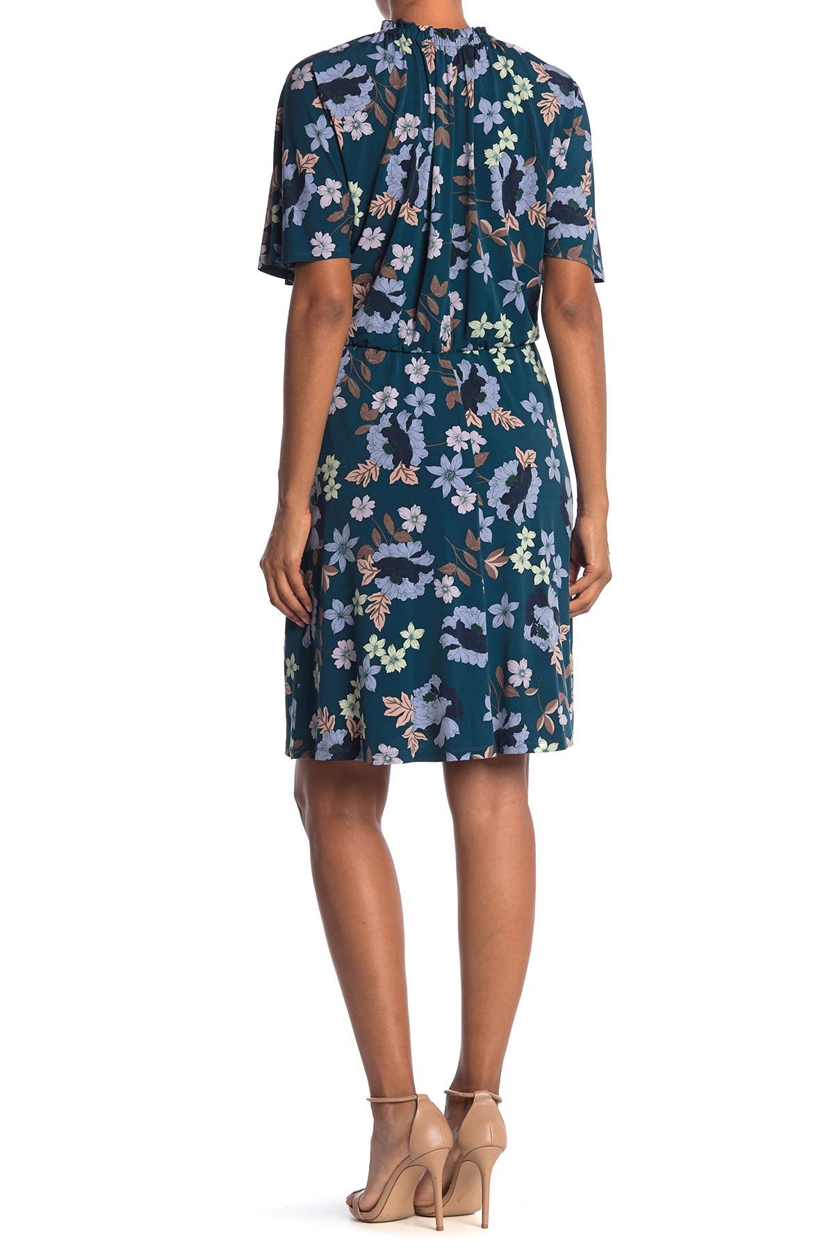 printed jersey dress