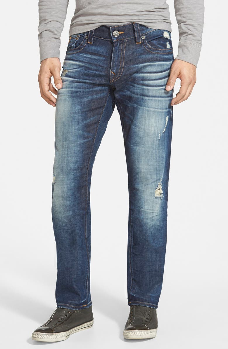 True Religion Brand Jeans 'Geno' Straight Leg Jeans (Broken Stone ...