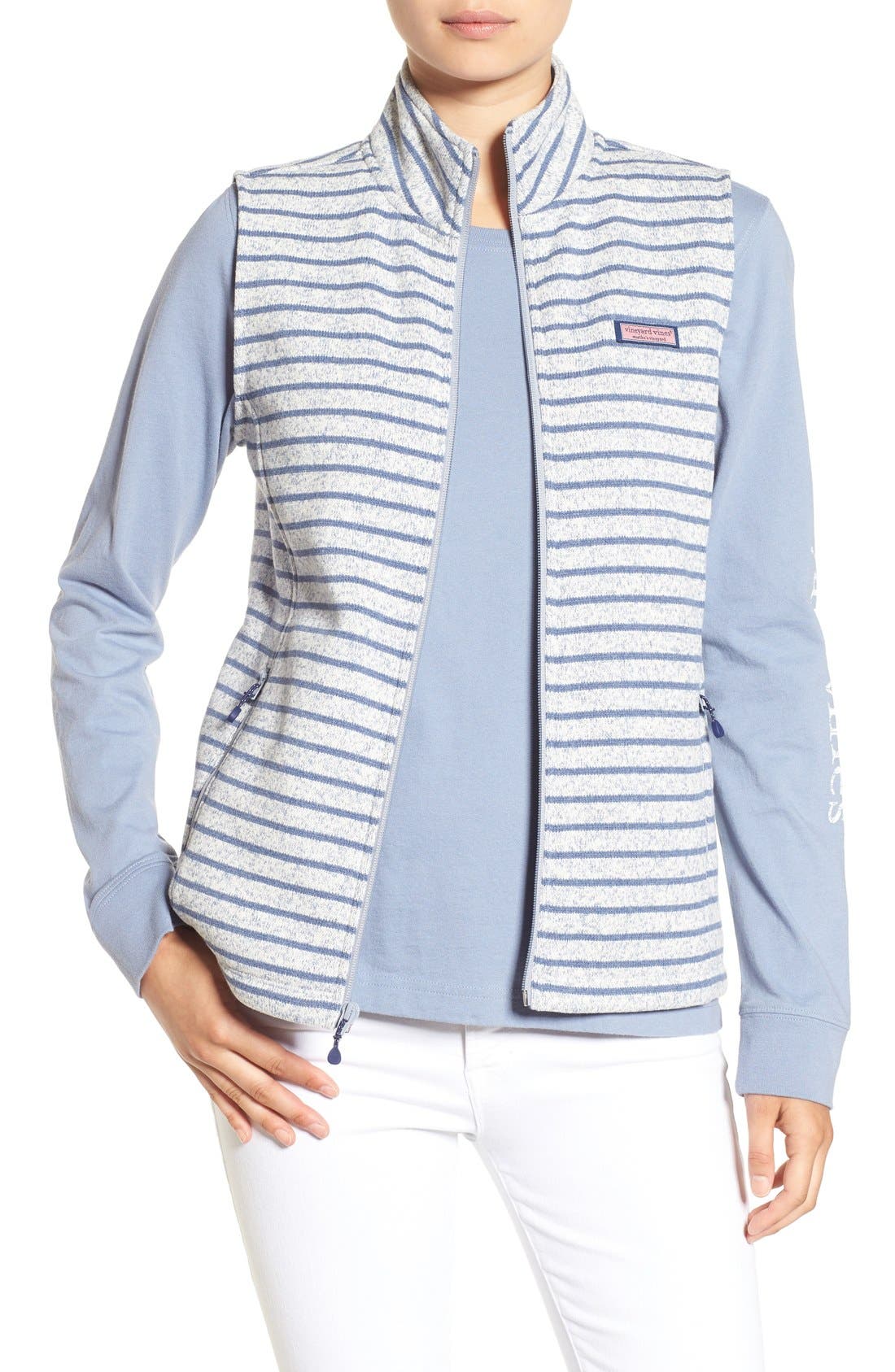 Vineyard Vines Stripe Sweater Fleece Vest Nordstrom