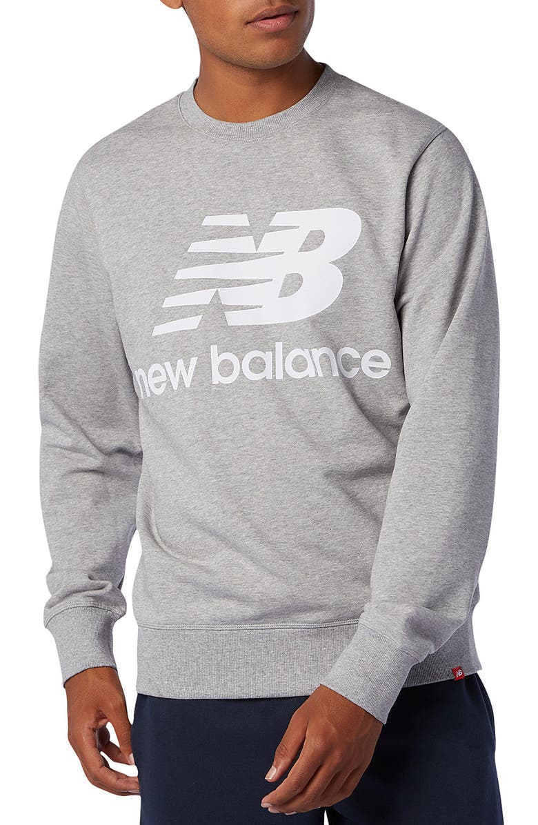 New Balance Essentials Stacked Logo Graphic Sweatshirt | Nordstrom