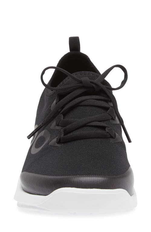 Shop Oofos Oomg Sport Sneaker In Black/white