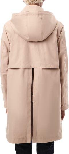 On the Go Belted Trench Rain Coat - Smoke - Bernardo