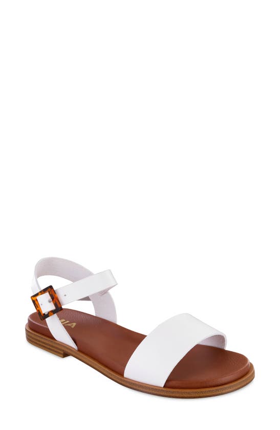 Shop Mia Peyton Ankle Strap Sandal In White