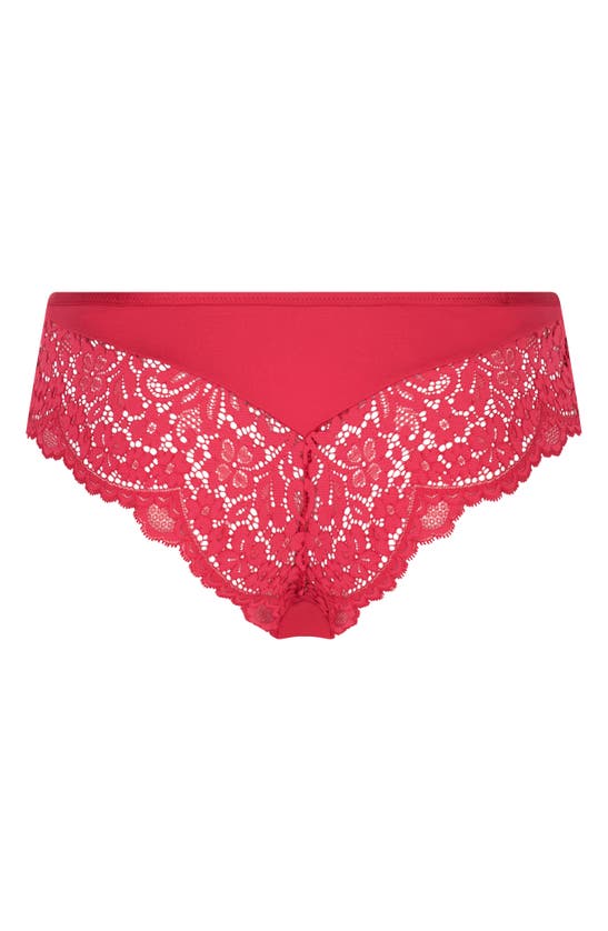 Hunkemoller Rose Brazilian Panties In Tango Red ModeSens