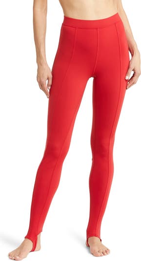 Womens Alo Yoga red Airbrush High-Waist Leggings