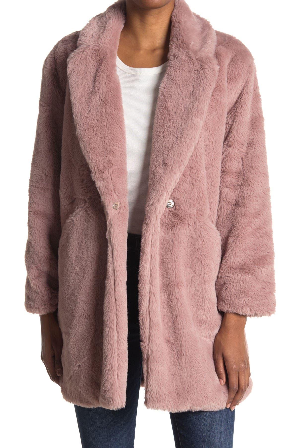 oversized fur coat