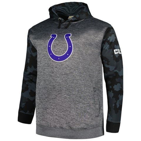 Men's Fanatics Branded Black Los Angeles Rams Big & Tall Pop of Color  Pullover Hoodie