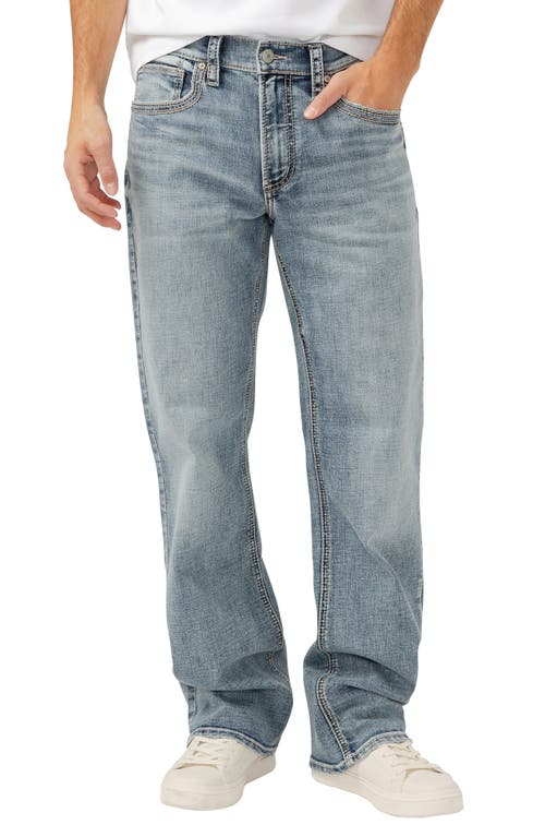 SILVER JEANS CO. SILVER JEANS CO. ZAC RELAXED STRAIGHT LEG JEANS 